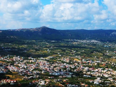 Увидеть панораму двух городов на Родосе