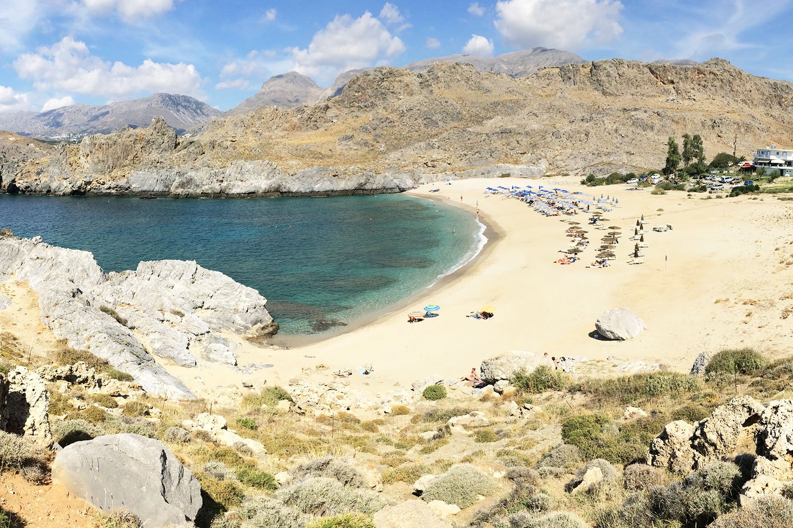 Пляж Скинария, Крит
