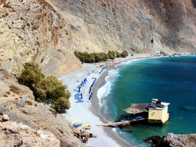 Пляж Глика Нера на Крите
