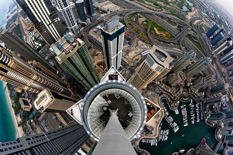 Вид сверху, Дубай
