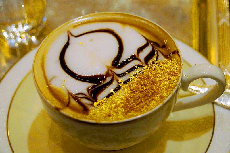 Кофе с золотом, Дубай