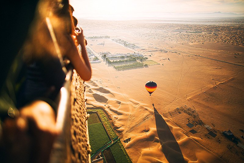 Катание на воздушном шаре, Дубай