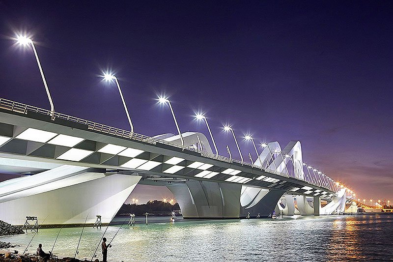 Мост Шейха Зайда, Абу-Даби