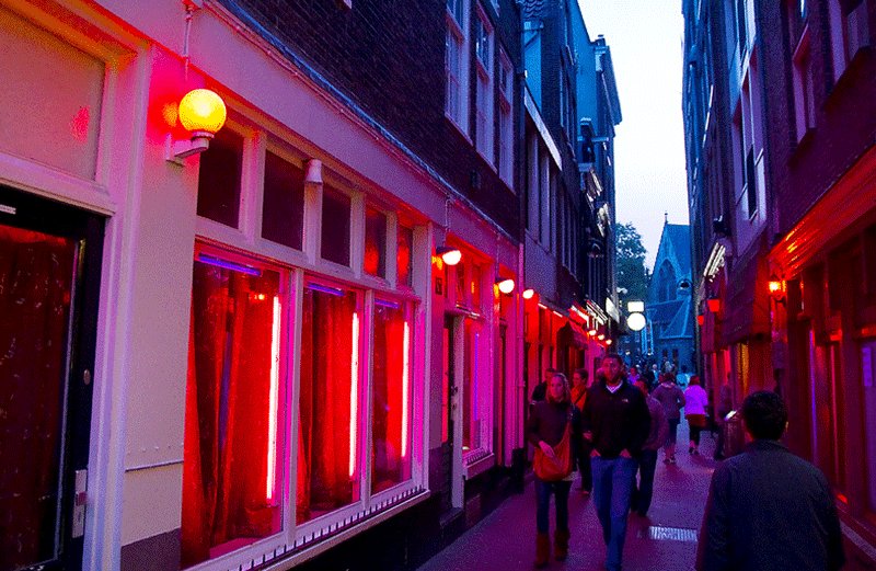 Улица красных фонарей, Амстердам
