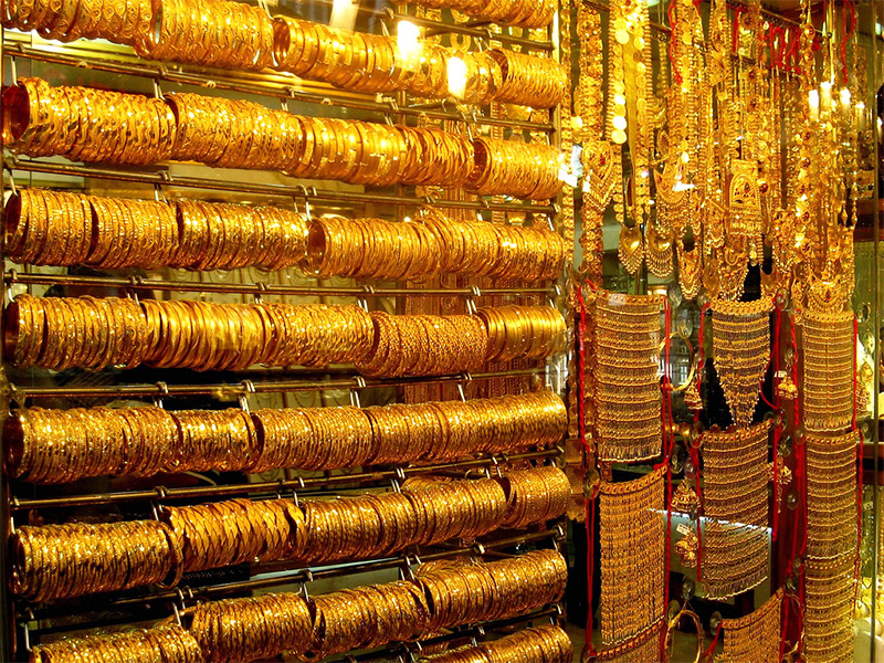 Золото на Золотом рыноке Дубая
