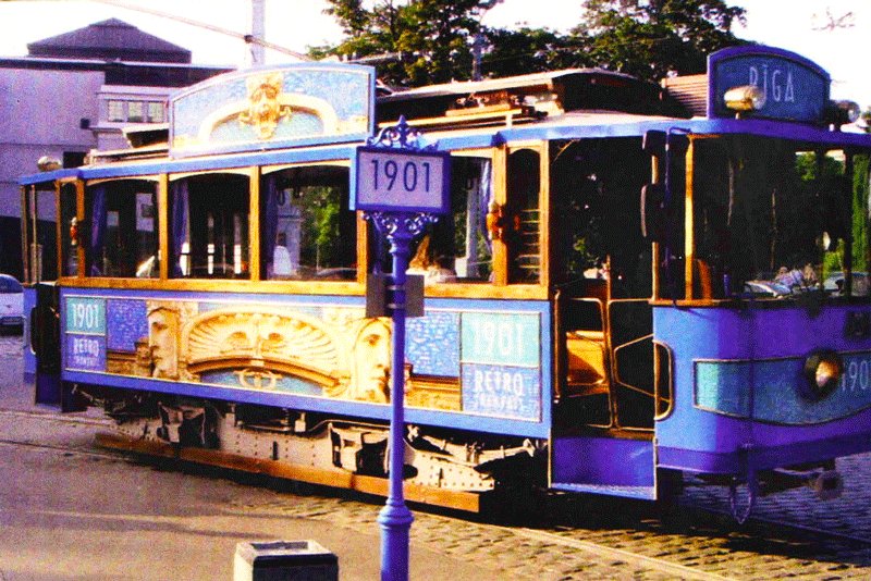 Первый рижский трамвай состоял из одного вагона, Рига