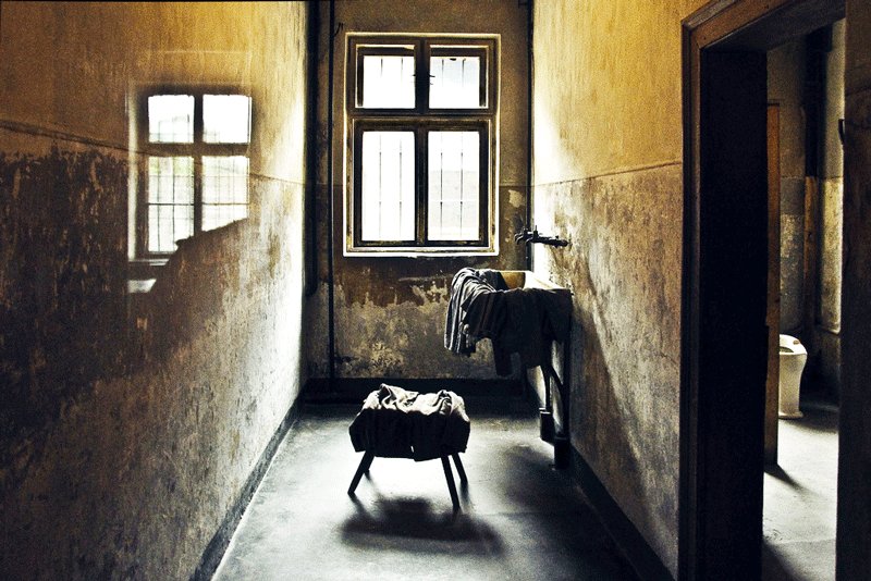 Комната в блоке, куда пленных переводили перед смертью, Краков