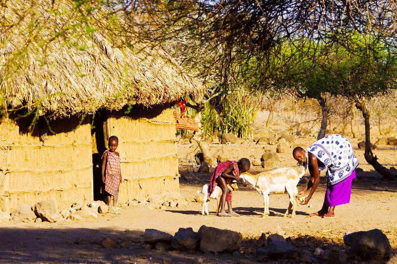 Деревня масаи, Аруша