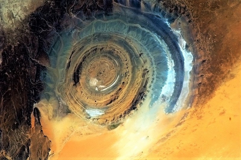 Глаз Сахары. Снимок НАСА, Нуакшот