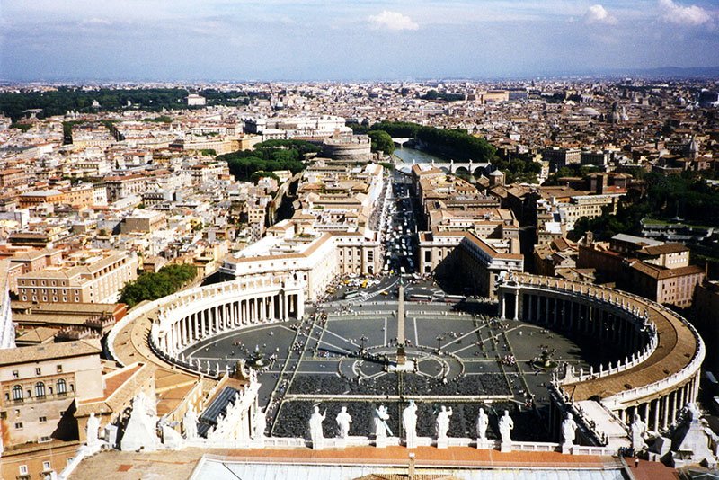 Вид с крыши собора Святого Петра