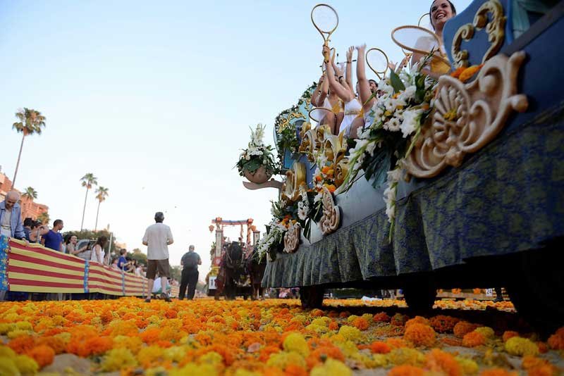 Цветочный фестиваль в Валенсии