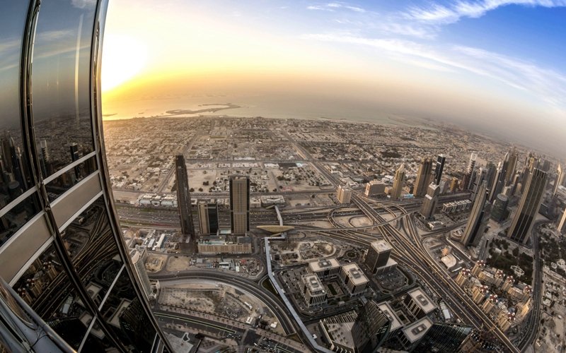 Вид со смотровой площадки, Дубай