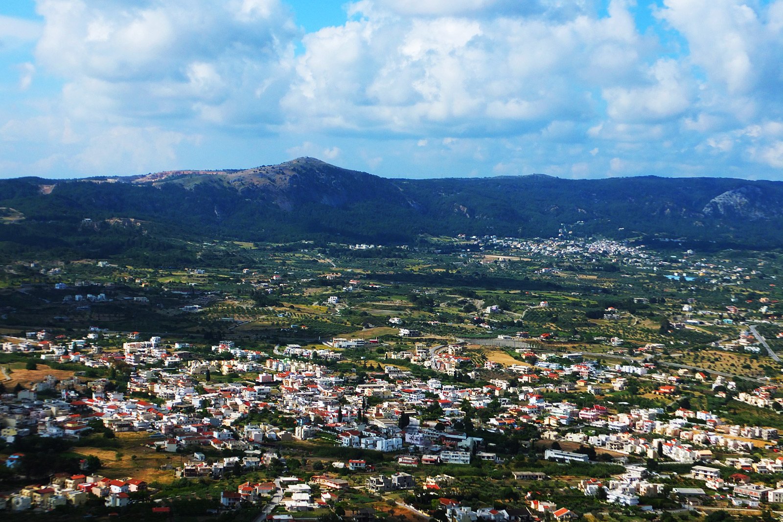 Как увидеть панораму двух городов на Родосе