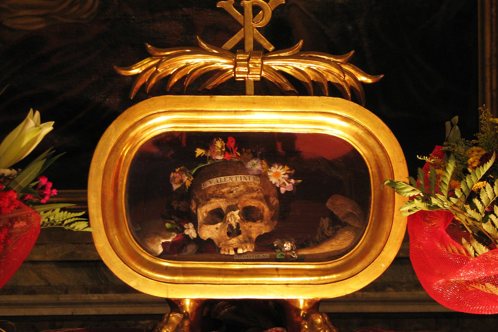 Как увидеть череп Святого Валентина в Риме