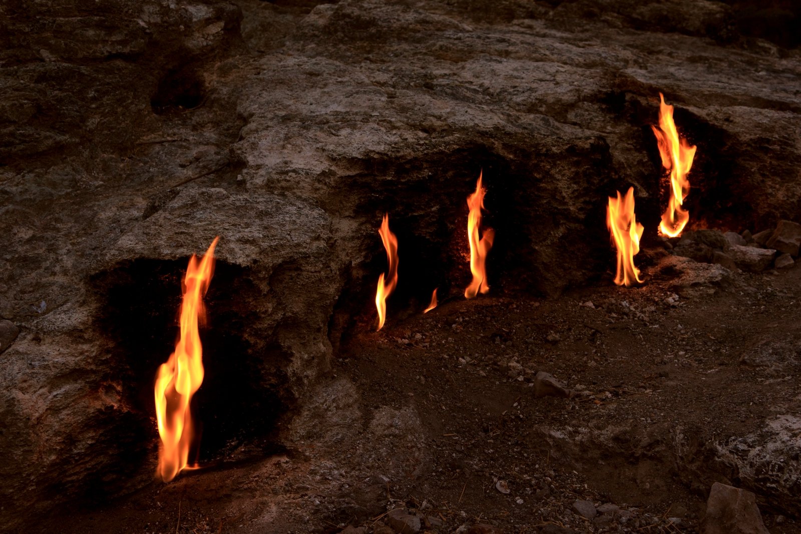 Как пожарить зефир в огнях Химеры в Анталье