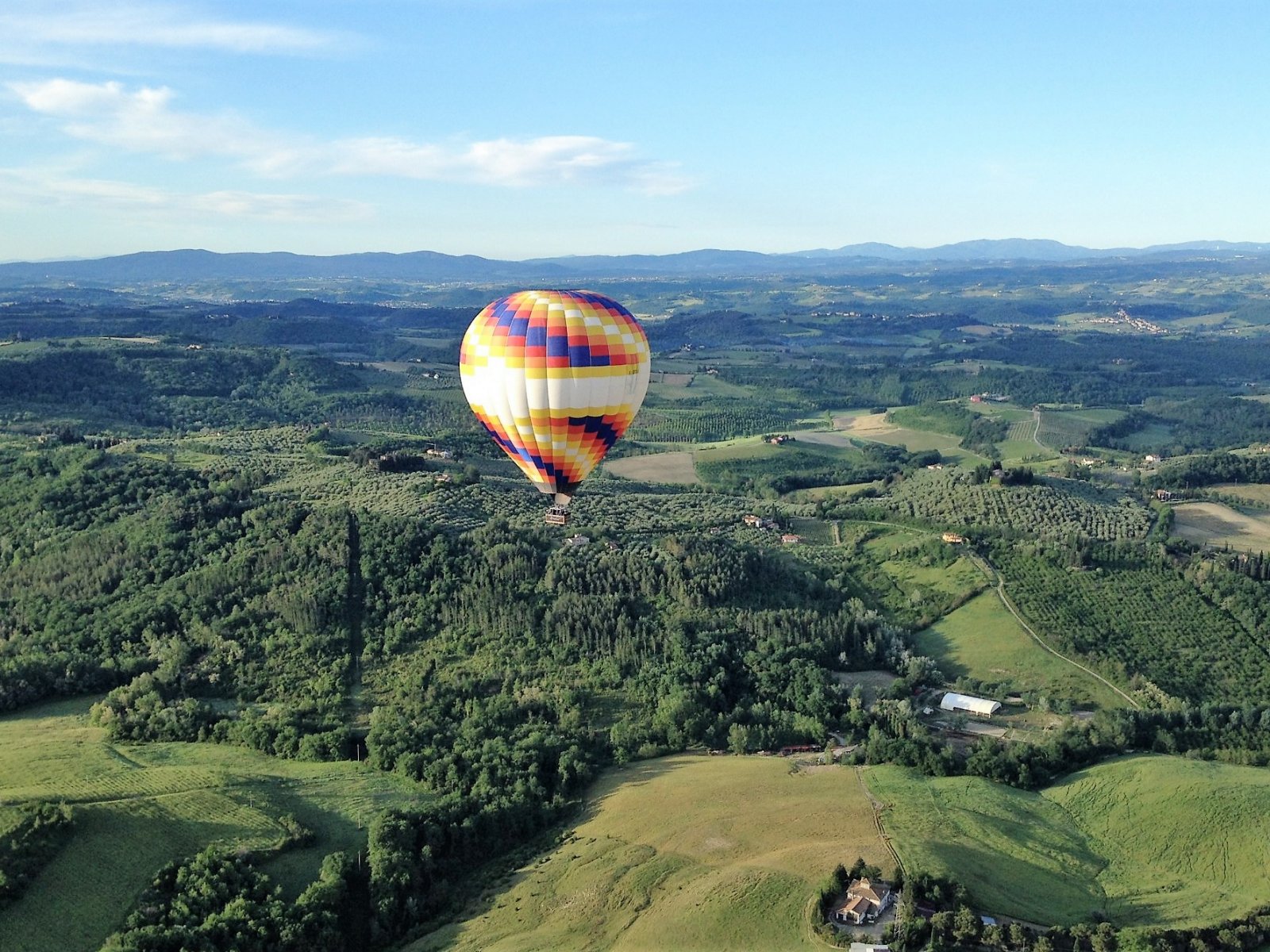 Как полетать на воздушном шаре над Тосканой во Флоренции