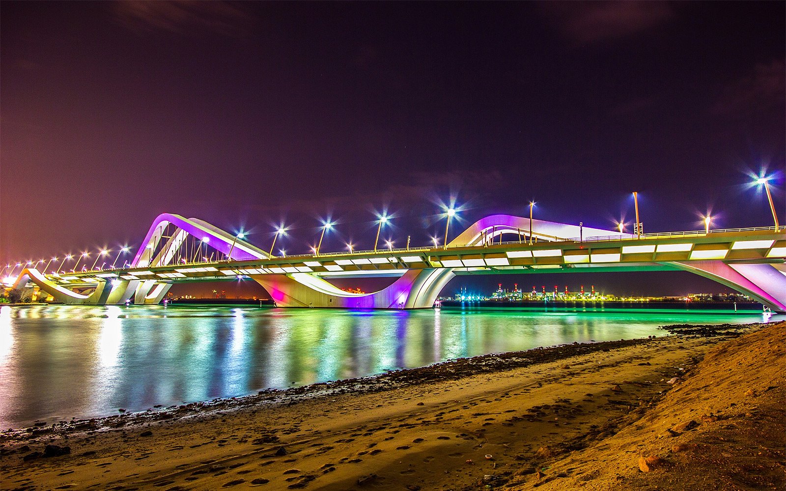 Как проехать по мосту шейха Зайда в Абу-Даби