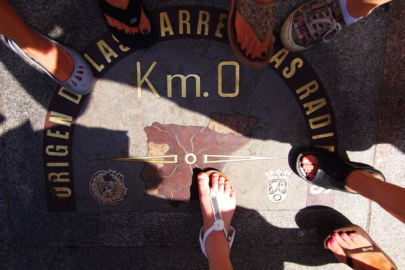 Как найти нулевой километр на площади Солнца в Мадриде