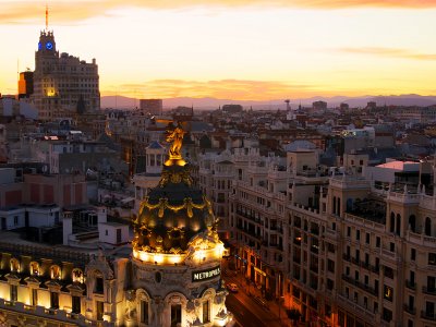 Полюбоваться Мадридом с крыши Общества изящных искусств в Мадриде