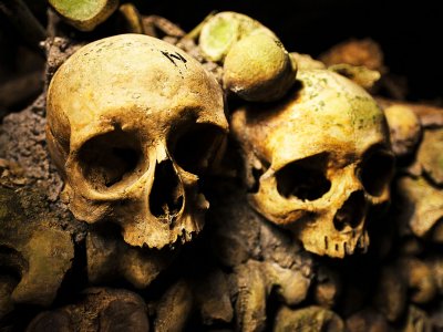 Увидеть человеческие черепа под землёй в Париже