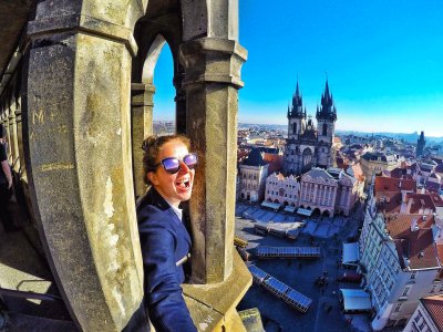 Забраться на башню Староместской Ратуши в Праге