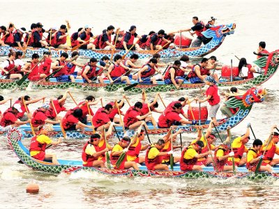 Увидеть соревнования драконьих лодок в Тайване