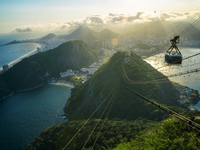 Подняться на вершину Сахарной головы на канатной дороге в Рио-де-Жанейро