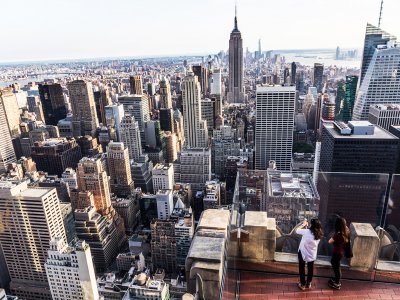 Увидеть панораму Манхетена в Нью-Йорке