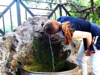Выпить воды в фонтанеллах в Риме
