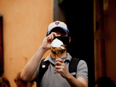 Попробовать мороженое со вкусом шампанского в Риме