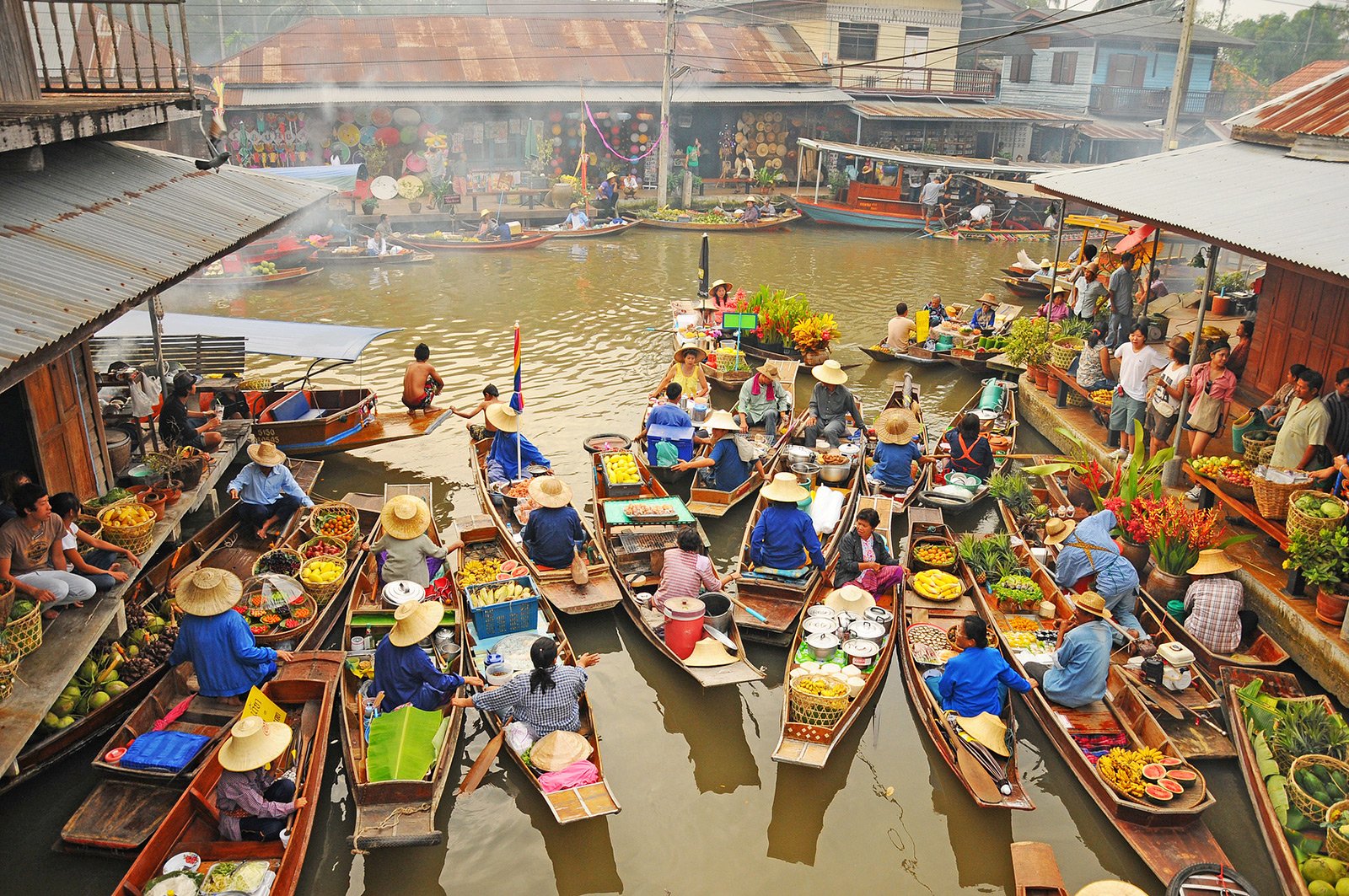 Плавучий рынок Damnoen Saduak, Бангкок