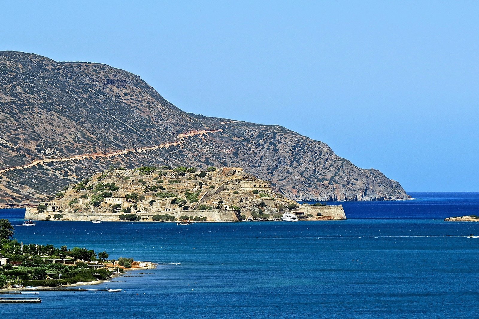 Остров Спиналонга, Крит