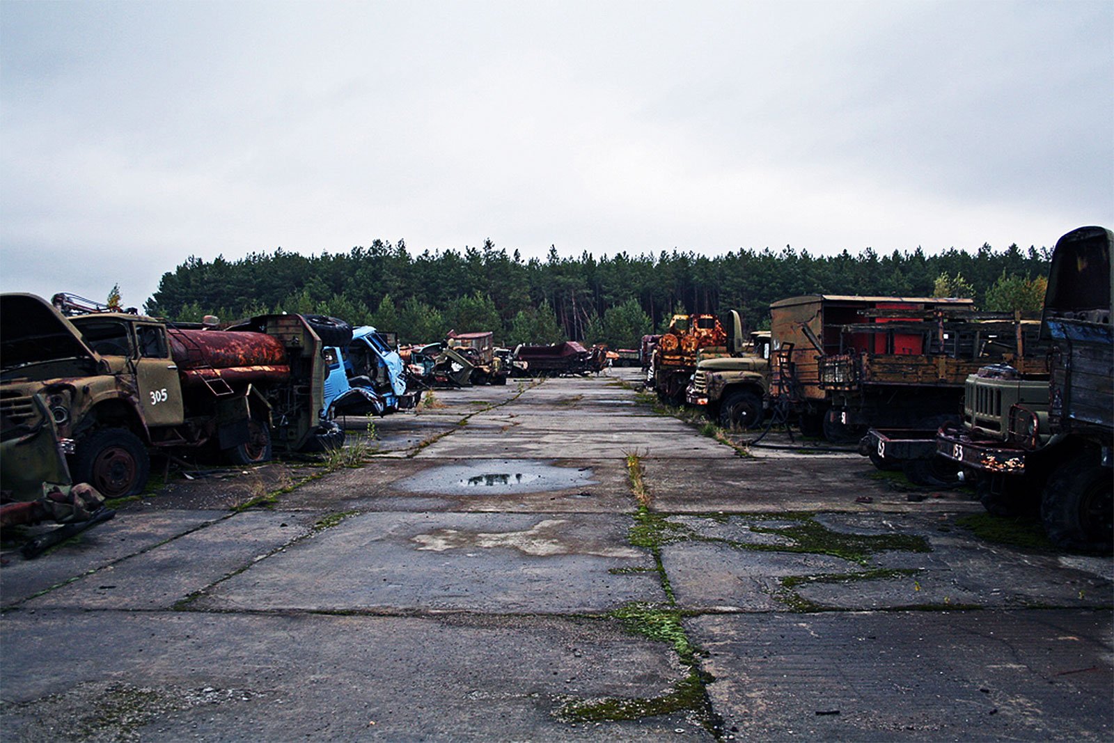 Кладбище техники «Буряковка», Чернобыль