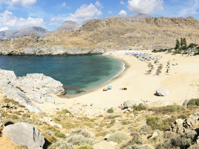 Пляж Скинария на Крите