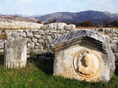 Руины древнего города Дукля