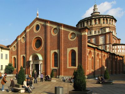 Церковь Санта-Мария-делле-Грацие в Милане