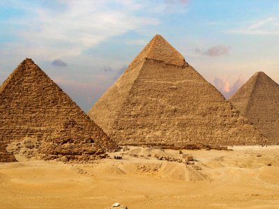 Великие пирамиды Гизы в Каире