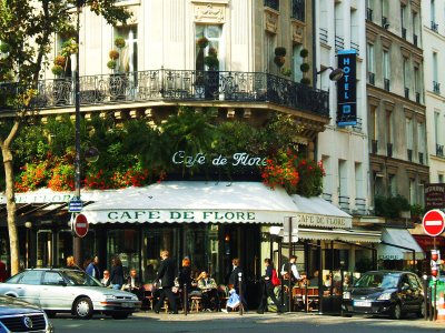 Кафе де Флор в Париже