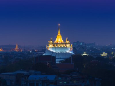 Золотая гора «Ват Сакет» в Бангкоке