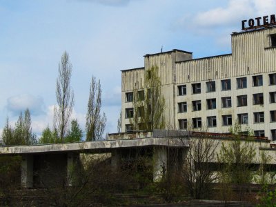 Гостиница «Полесье» в Чернобыле